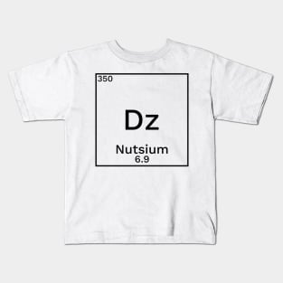 Deez nuts chemical periodic element science joke design Kids T-Shirt